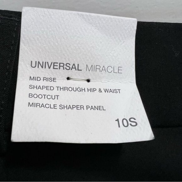 RICKI’S Black Universal Miracle Bootcut Trouser Pants Size 10 - Picture 6 of 8